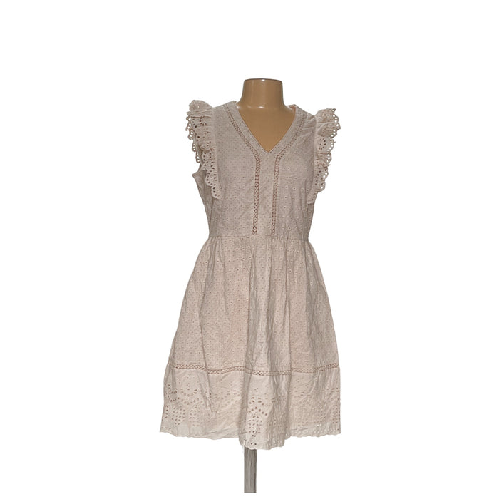 LOFT Cream Wrap Dress - Women's Size 10