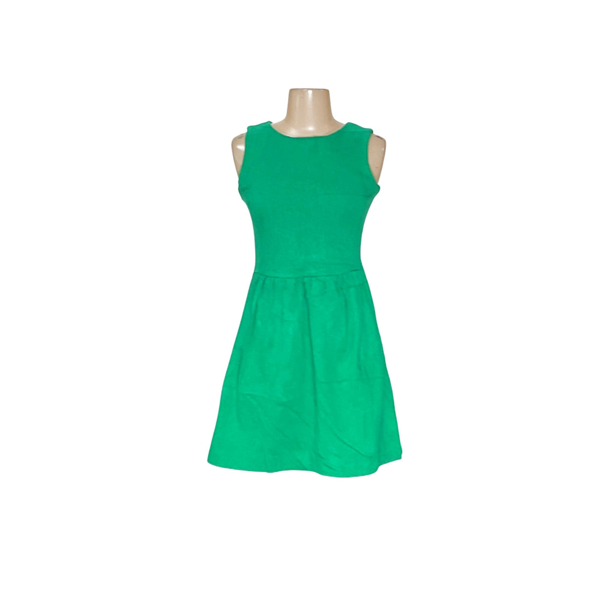 J. Crew Green A-Line Dress