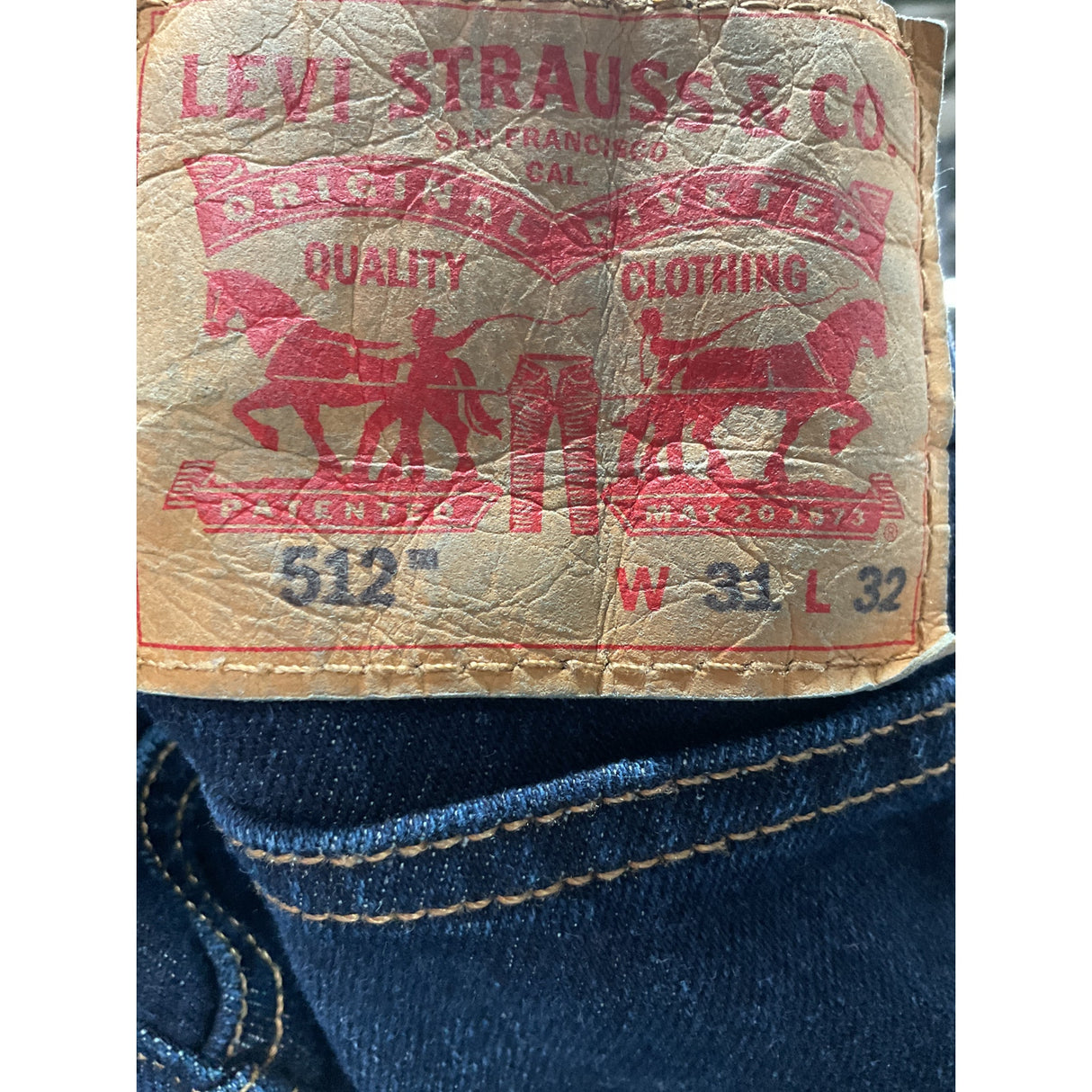 Levi's Blue Ankle Jeans - Size 31