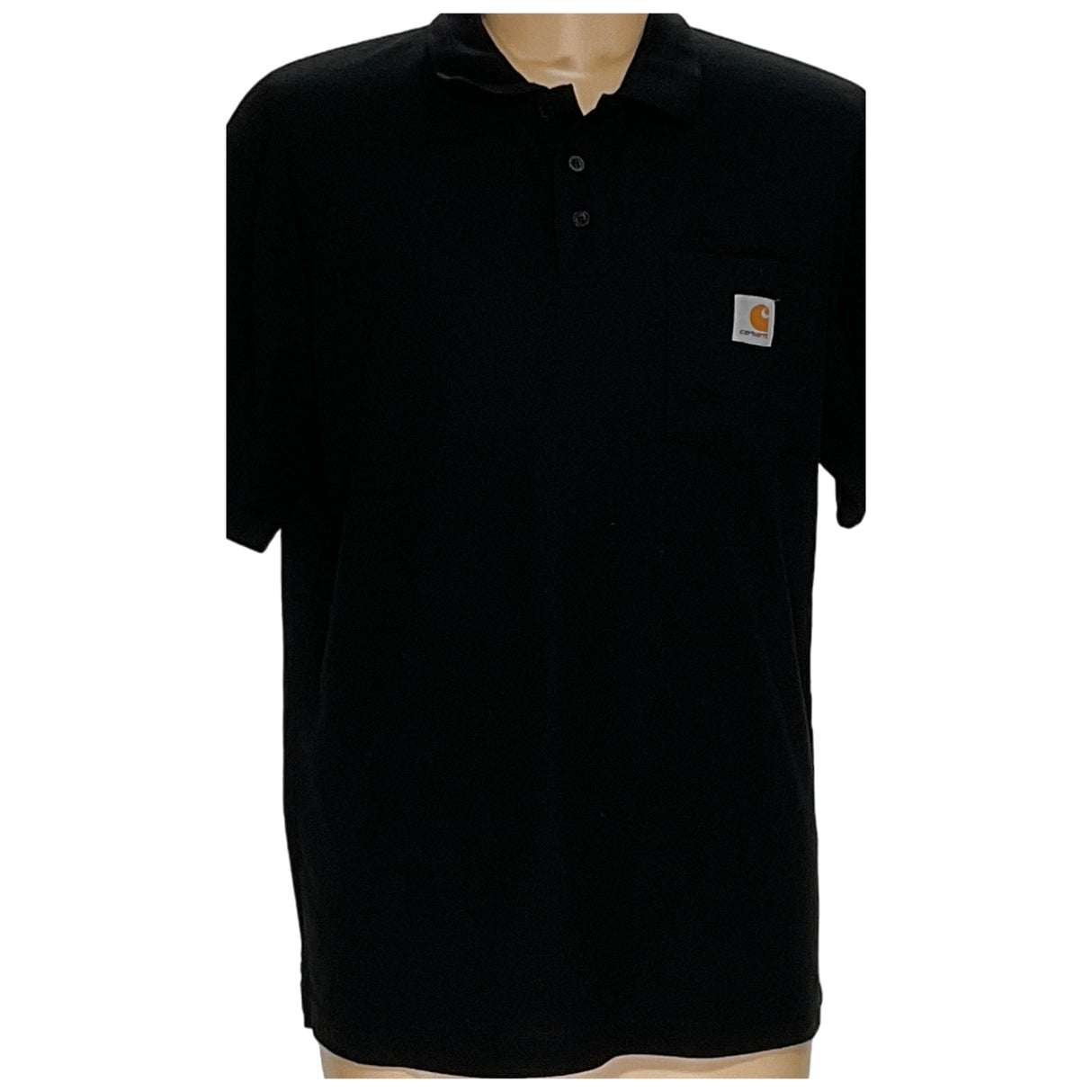 Carhartt Men's Black Polo, Size L