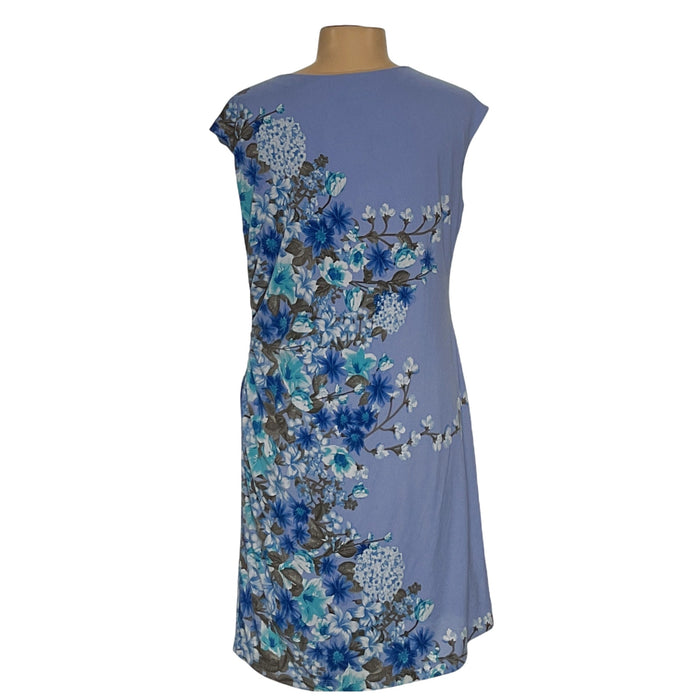 Coldwater Creek Blue A-Line Midi Dress