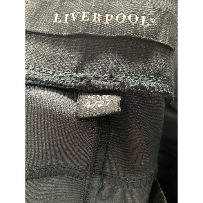 LIVERPOOL Gray Petite Ankle Pants