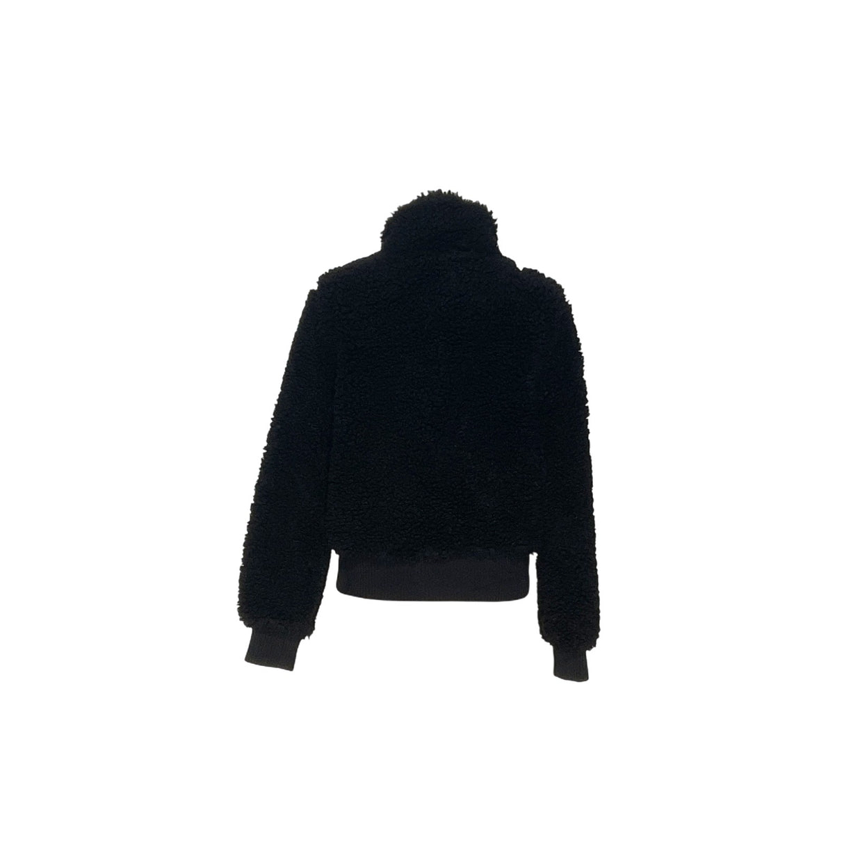 ZARA Black Sherpa Sweater - Size S