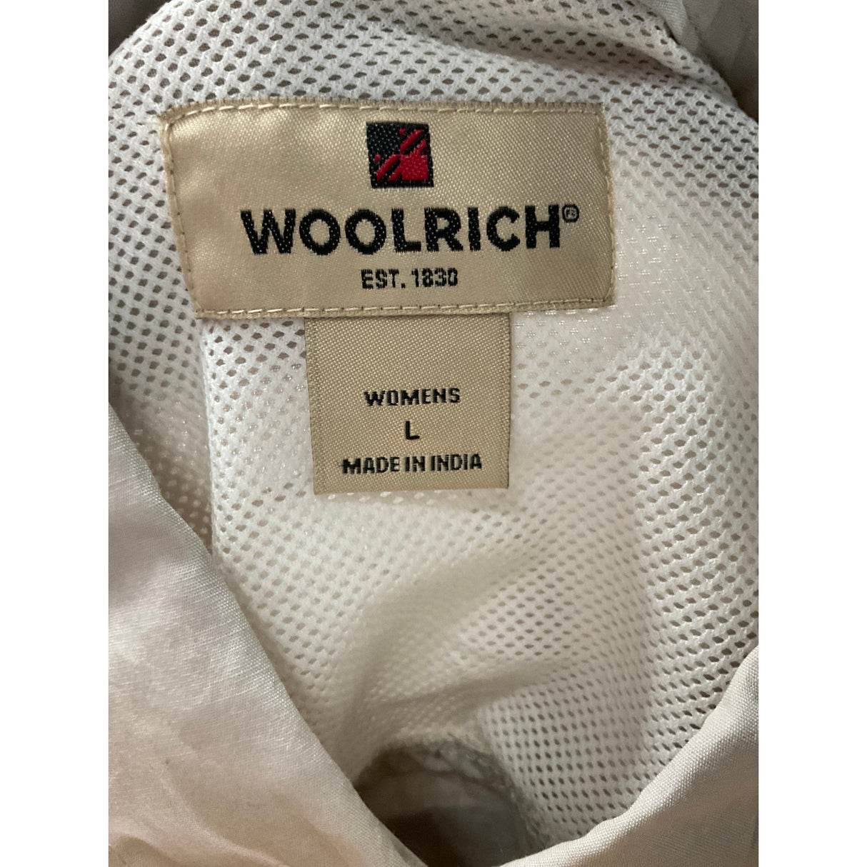 Woolrich Cream Jacket - Women's L