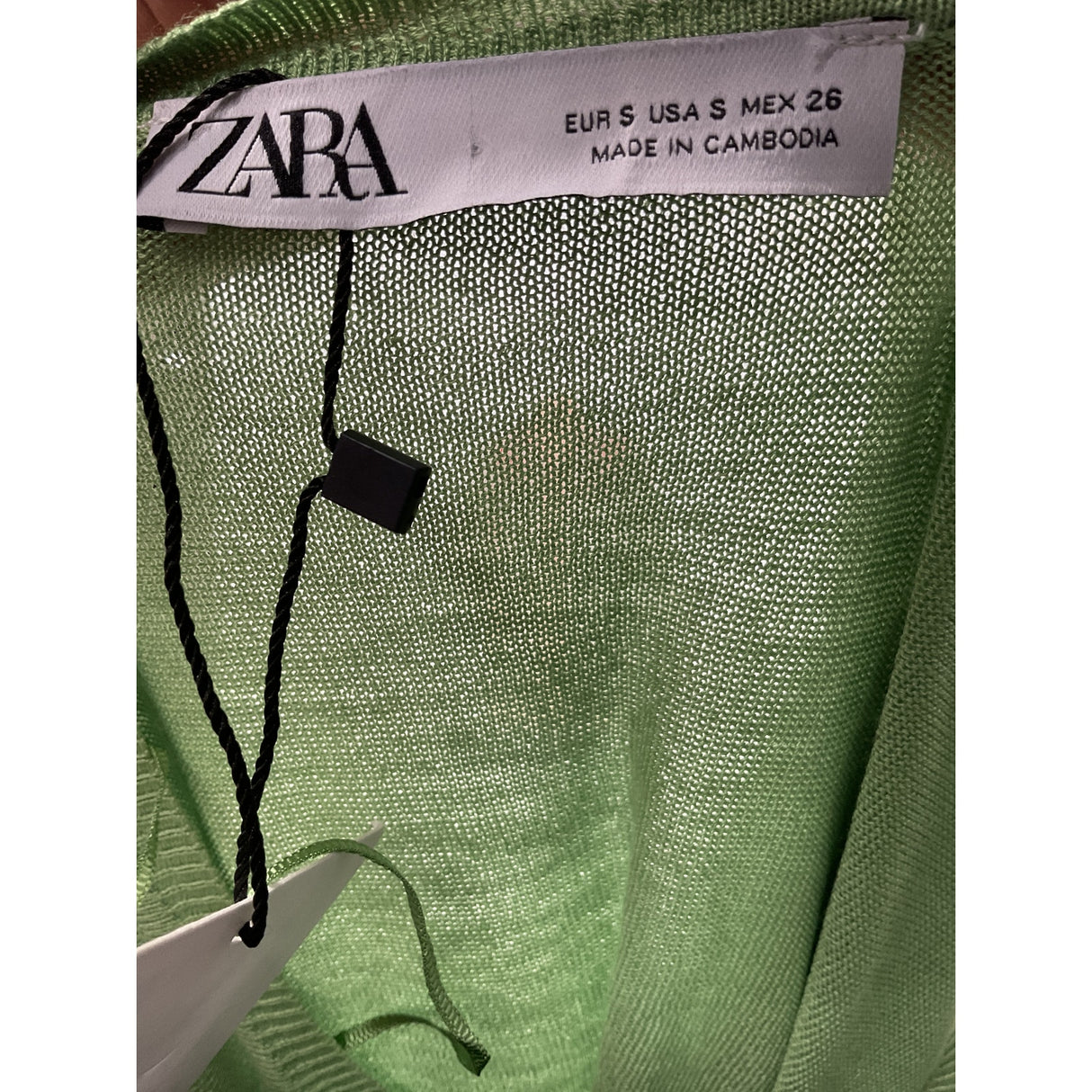 ZARA Green Blouse Size S