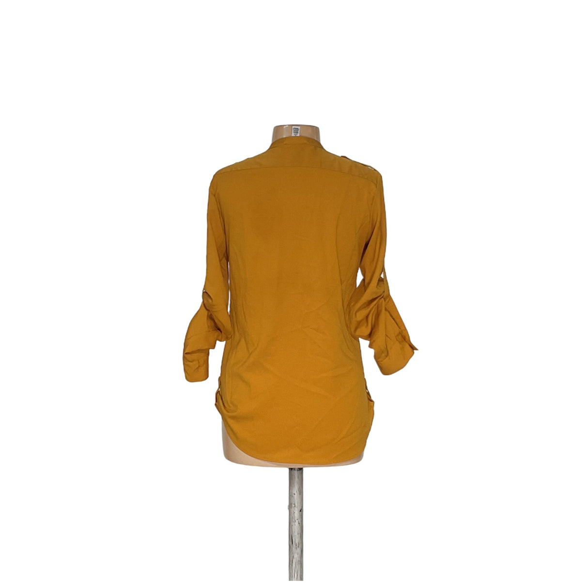 Calvin Klein Yellow Button-Up Top Size S