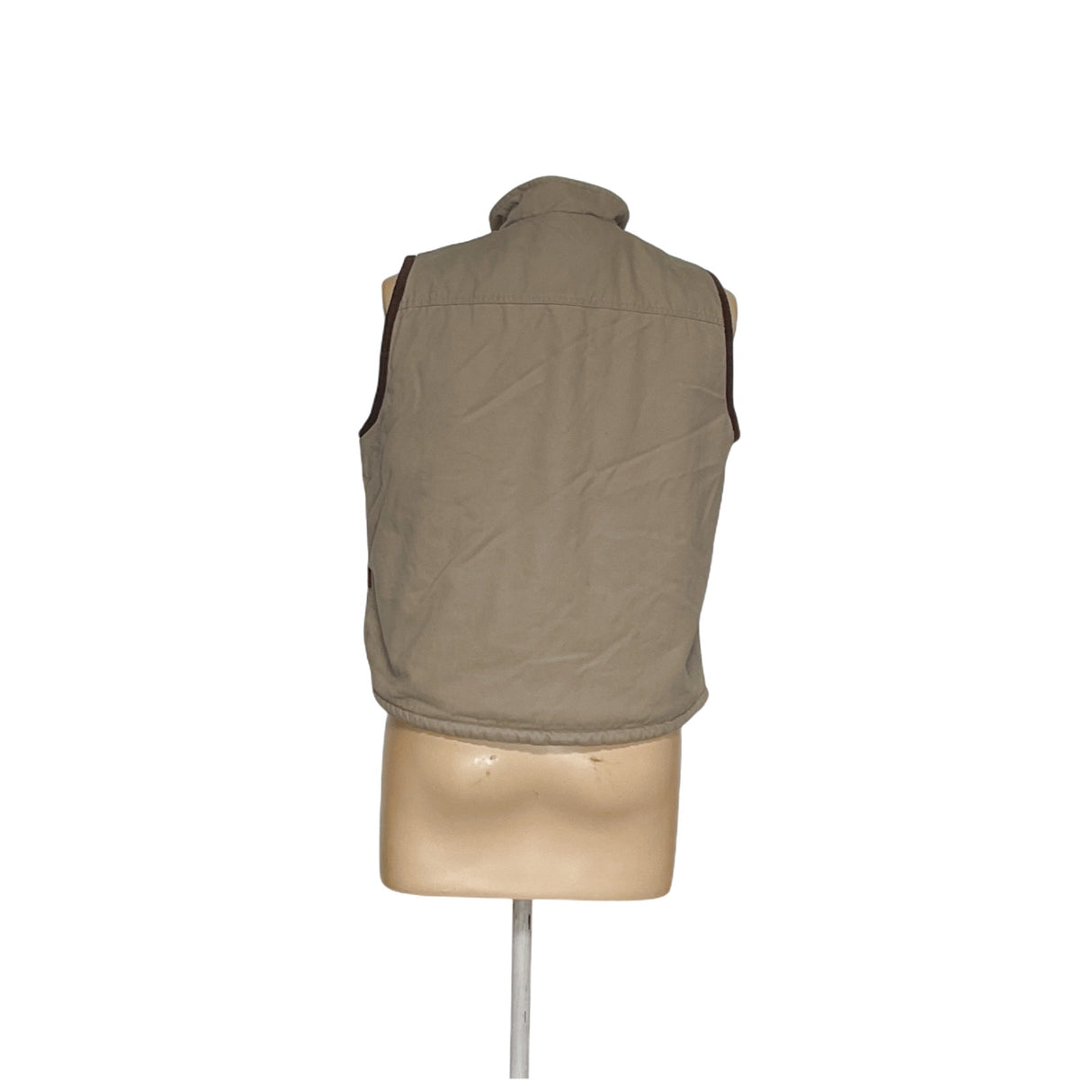 Wrangler Men's Beige Polyester Vest, Size M