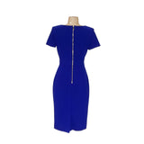 Calvin Klein Blue Midi Sheath Dress - Size 4