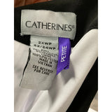 Catherines Women's White Long Shift Dress