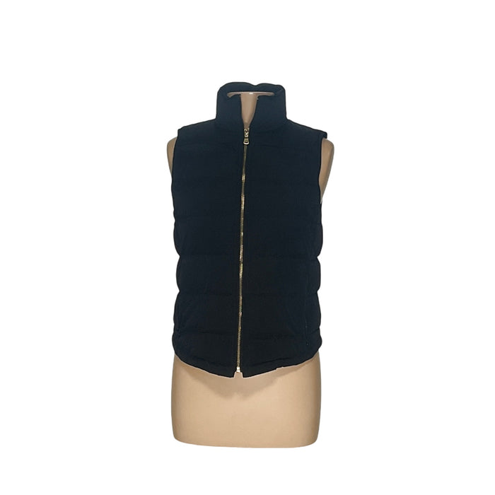 Talbots Women's Black Quilted Vest - Size S