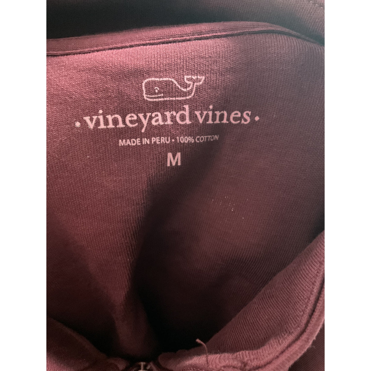 Vineyard Vines Red Men's Pullover Hoodie Sweatshirt M