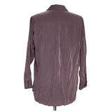 DKNY Men's Purple Cotton Button-Up Shirt