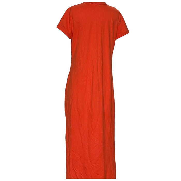 Talbots Orange Shirt Dress - Size M