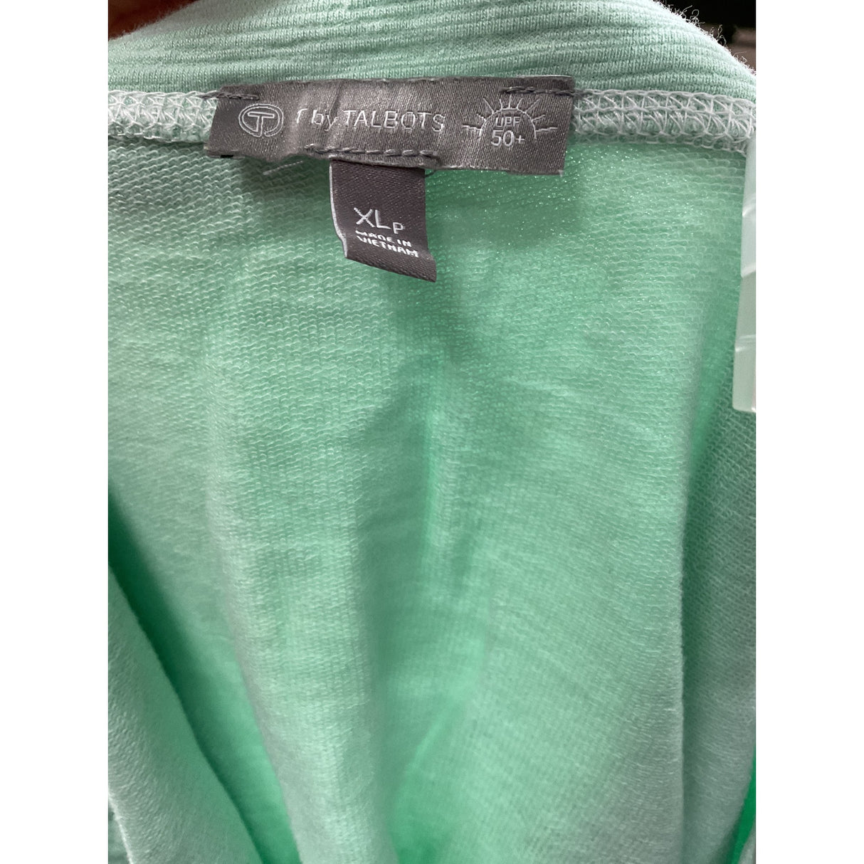 Talbots Green Cotton Pullover Sweater