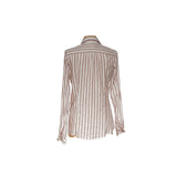 Maeve Multicolor Striped Button-Up Top