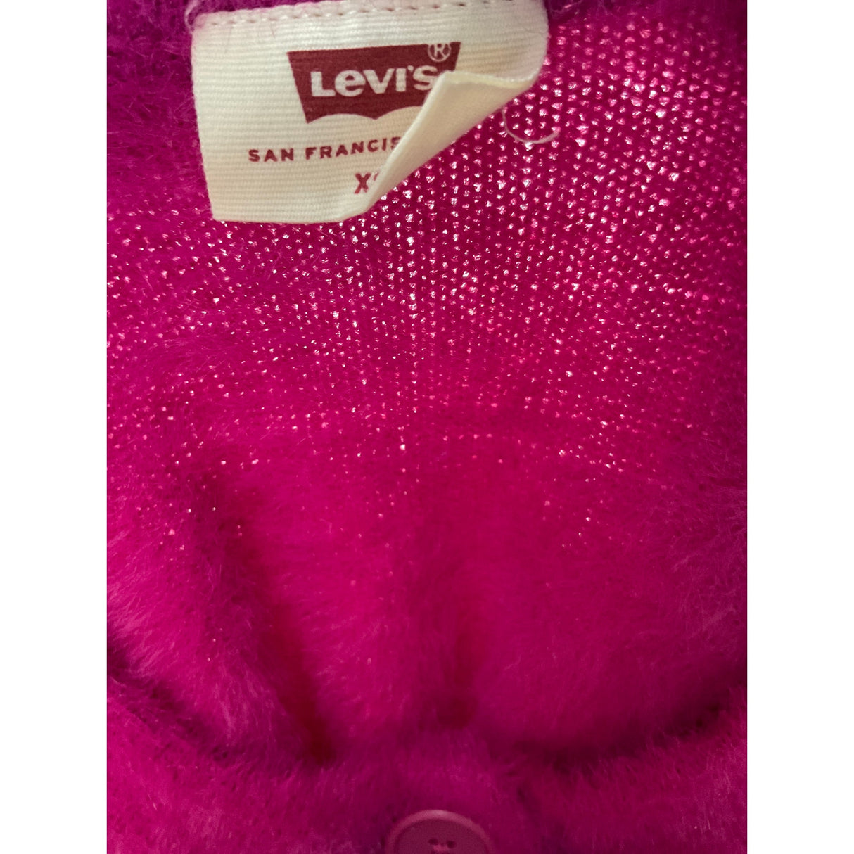 XS Levi's Purple Cardigan