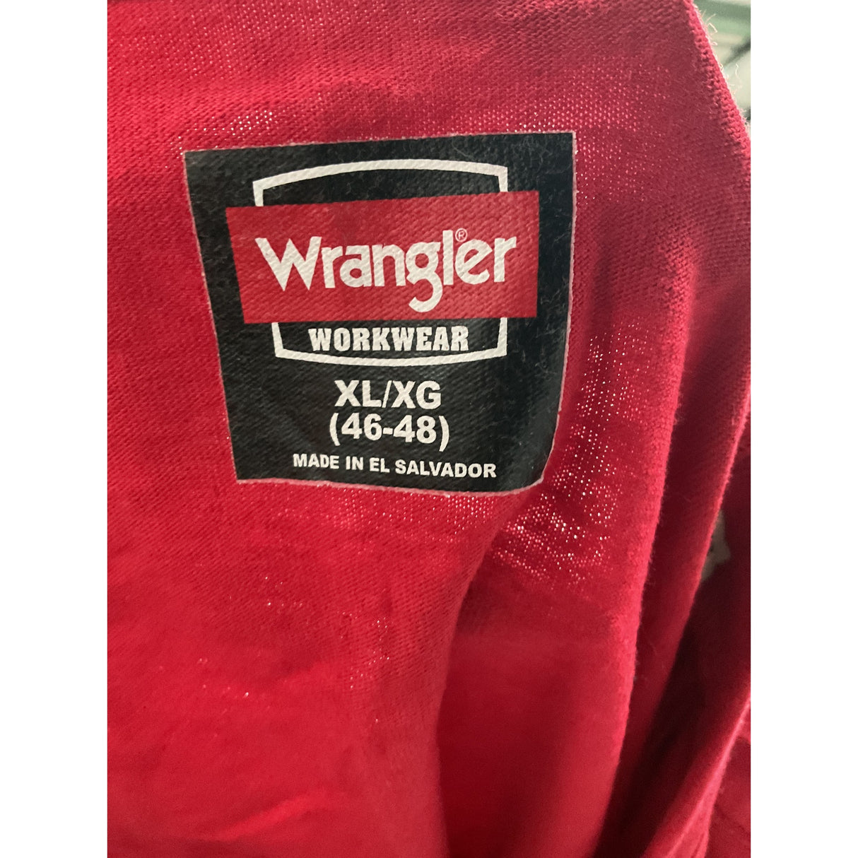 Wrangler Men's Red T-Shirt XL