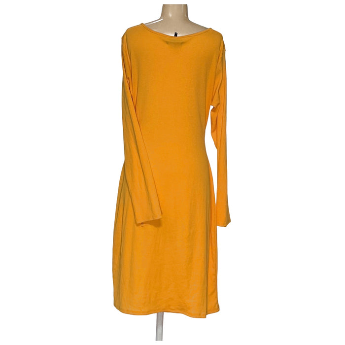 BCBGeneration Yellow Bodycon Dress XXL