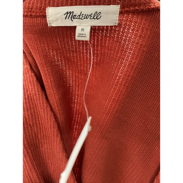 Madewell Orange Cardigan - Women's Medium