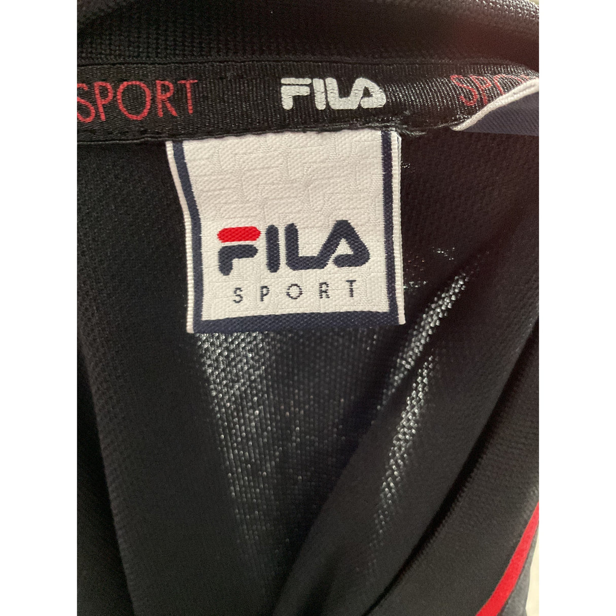 FILA Black XL Men's Polo