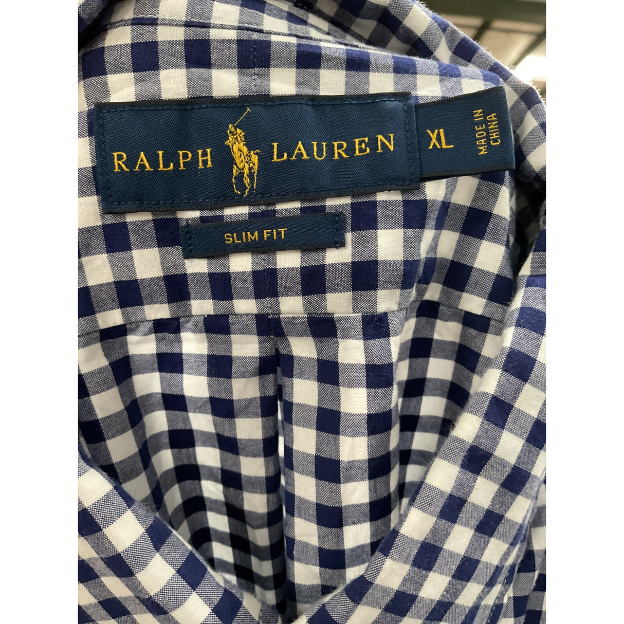 Men's Ralph Lauren Dress Shirt - XL Gingham