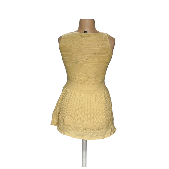 Lauren Ralph Lauren Yellow Blouson Dress