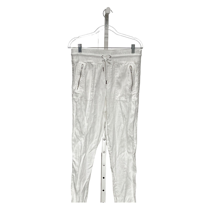 Athleta White Linen Jogger Pants - Size 4T