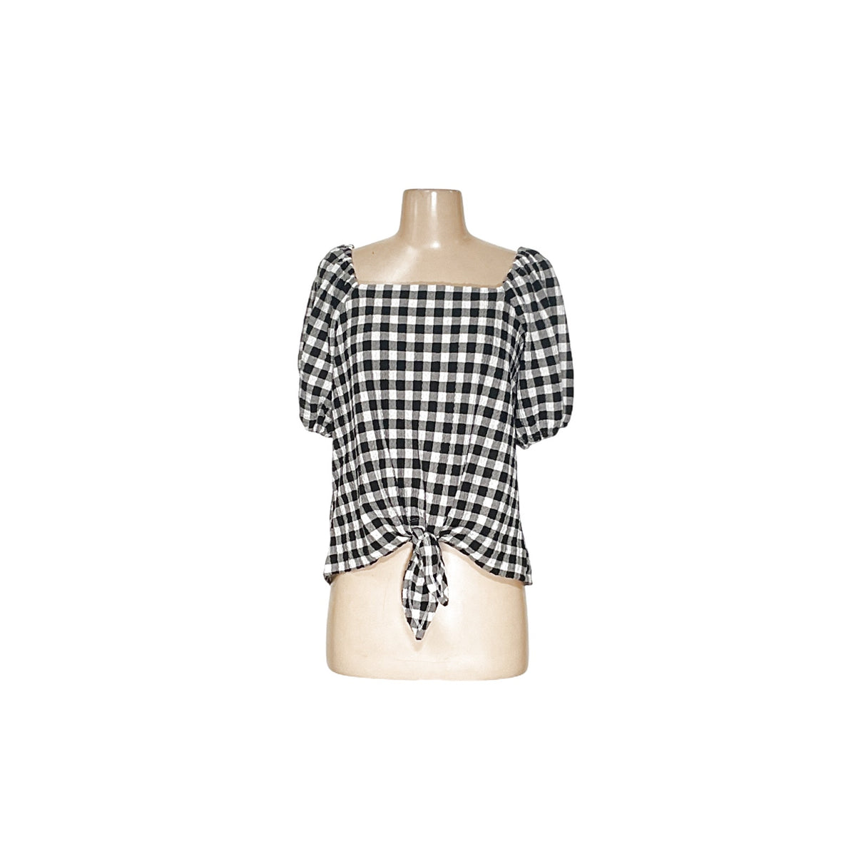 LOFT Multicolor Gingham Blouse M