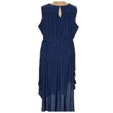 Tahari Blue Plus Size Blouson Dress