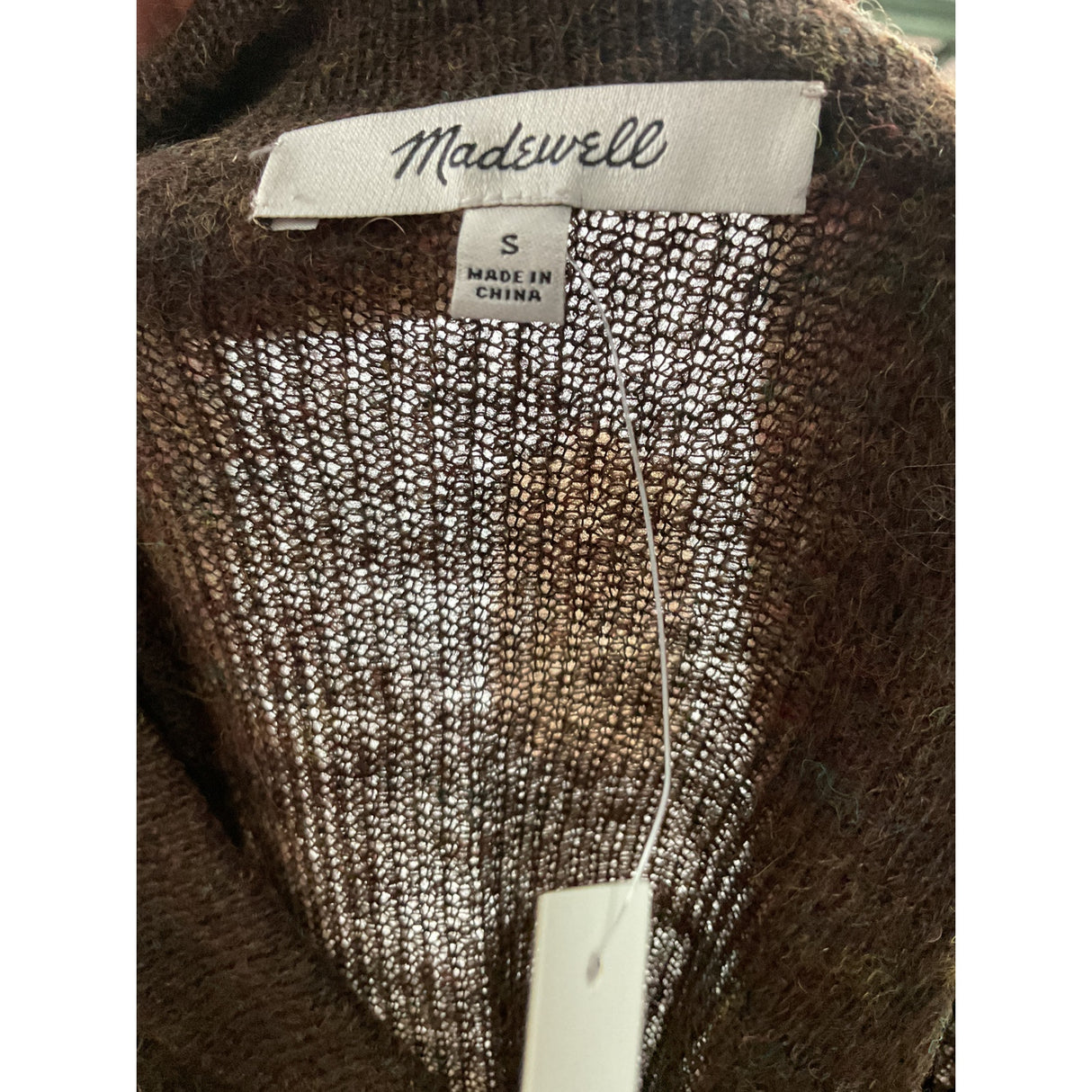 Madewell Brown Alpaca Sweater