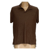 Polo by Ralph Lauren Brown Cotton Polo Shirt - Men's L