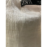 ZARA White Polyester Blouse