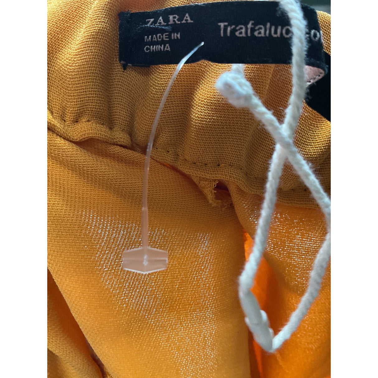 ZARA Yellow Cropped Pants