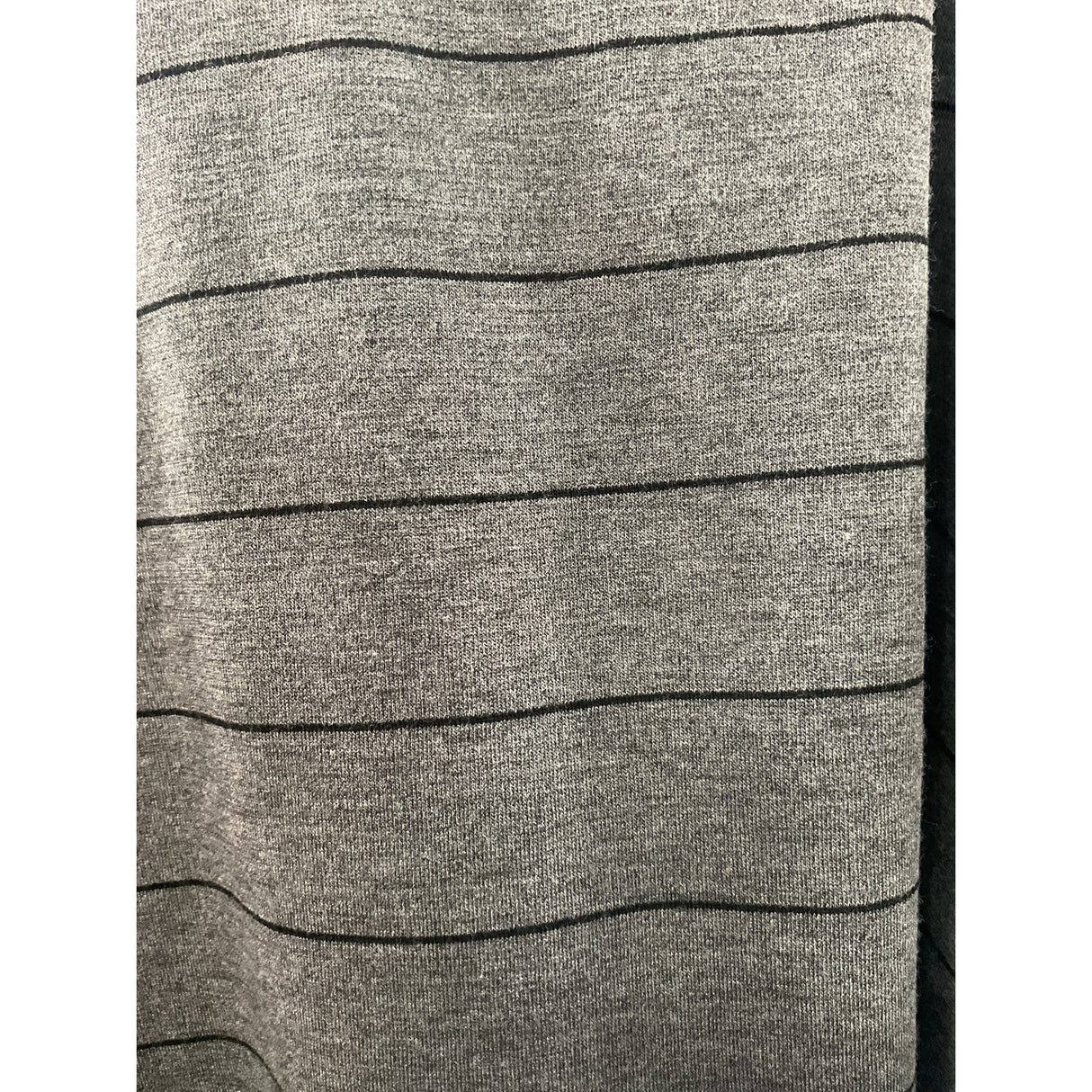 BR Gray Striped Midi A-line Dress