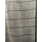 BR Gray Striped Midi A-line Dress