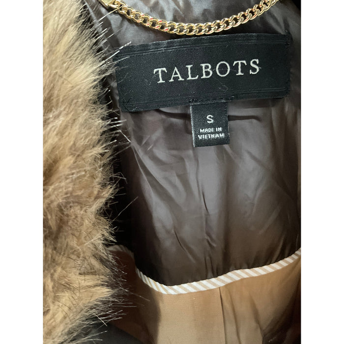 Talbots Brown Women's Basic Vest S