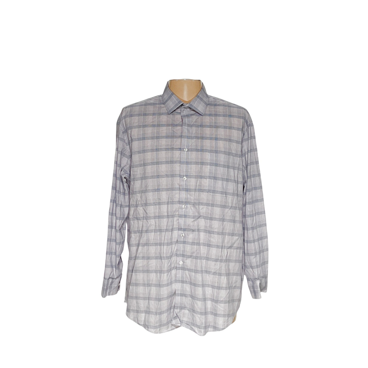 Calvin Klein Men's Plaid Dress Shirt