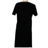 ZARA Black A-Line Midi Dress, Size S