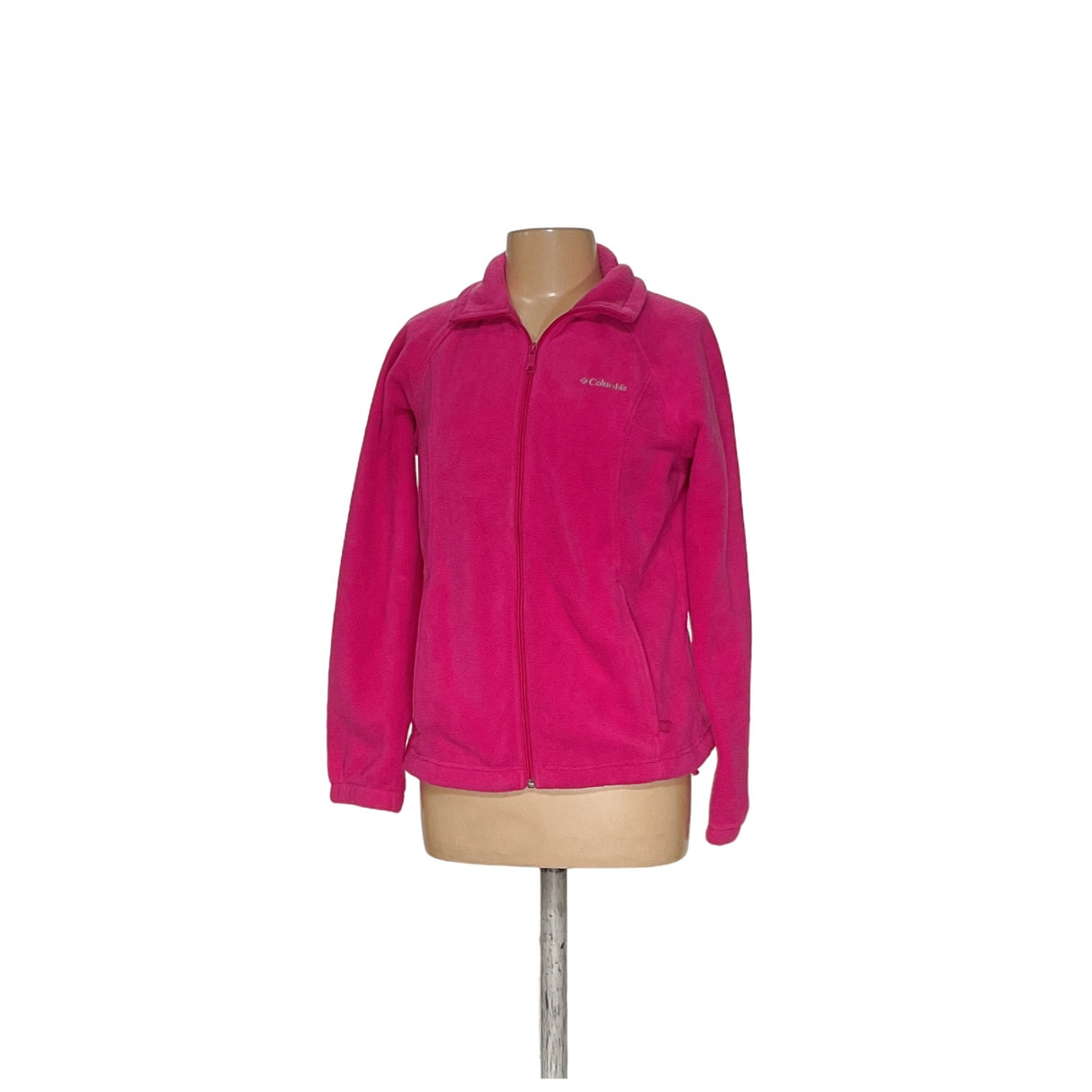 Columbia Pink Full Zip Sweater Size M