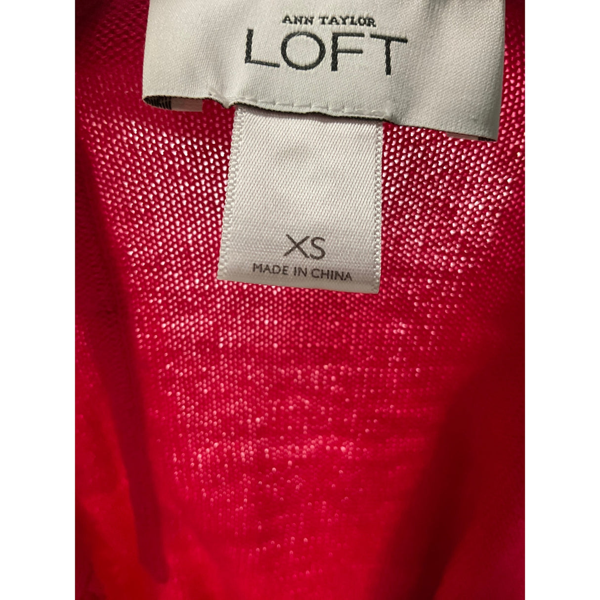 LOFT Pink Cotton Knit Blouse - XS