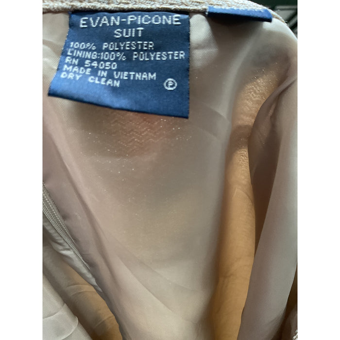 EVAN PICONE Beige A-Line Skirt Size 18