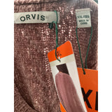 Orvis Brown Polyester Pullover Sweater XXL