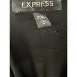 Express Black Velvet Jumpsuit - Women's size M