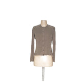 BR Brown Silk Cardigan, Women's M