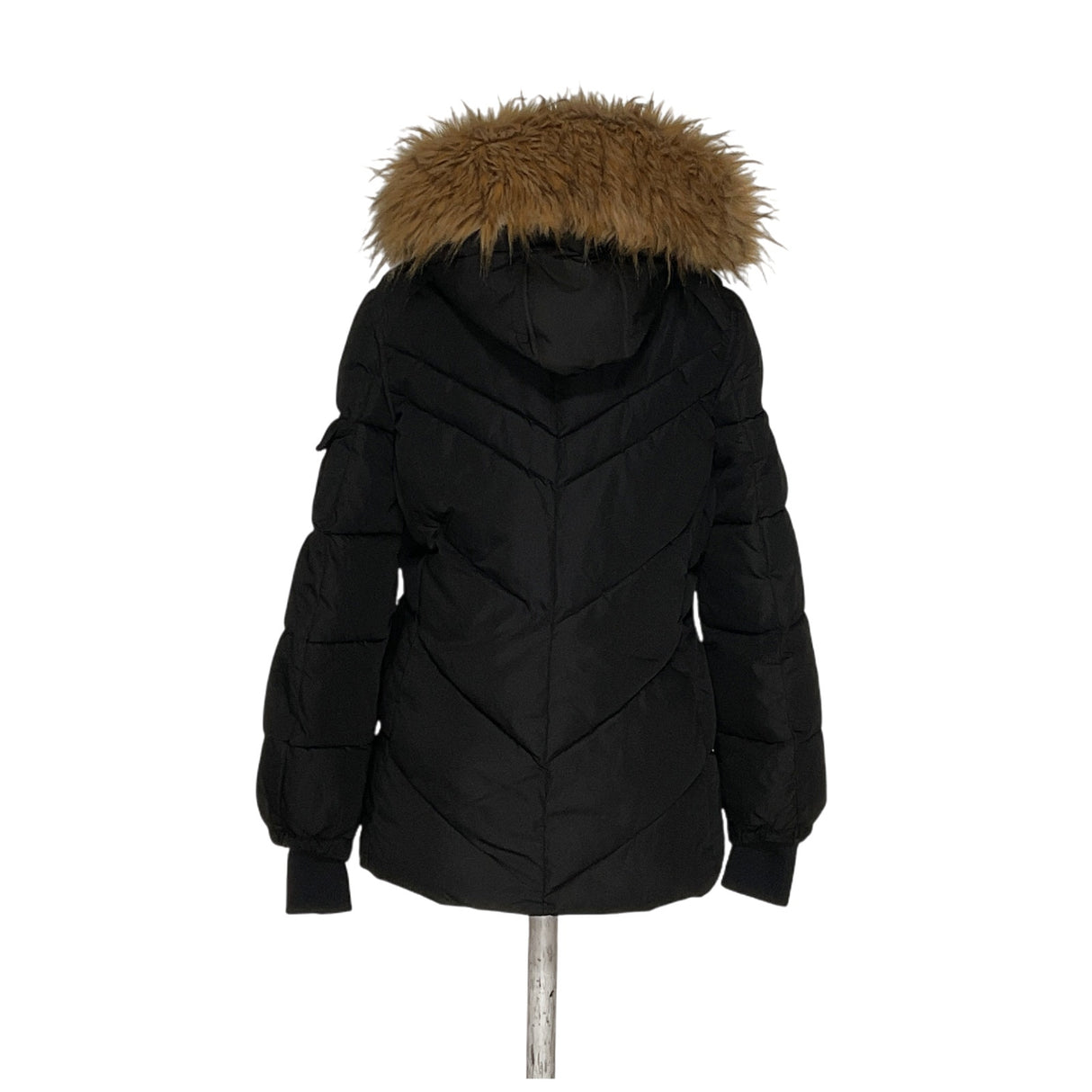 Madden Girl Black Parka Jacket - Women's L