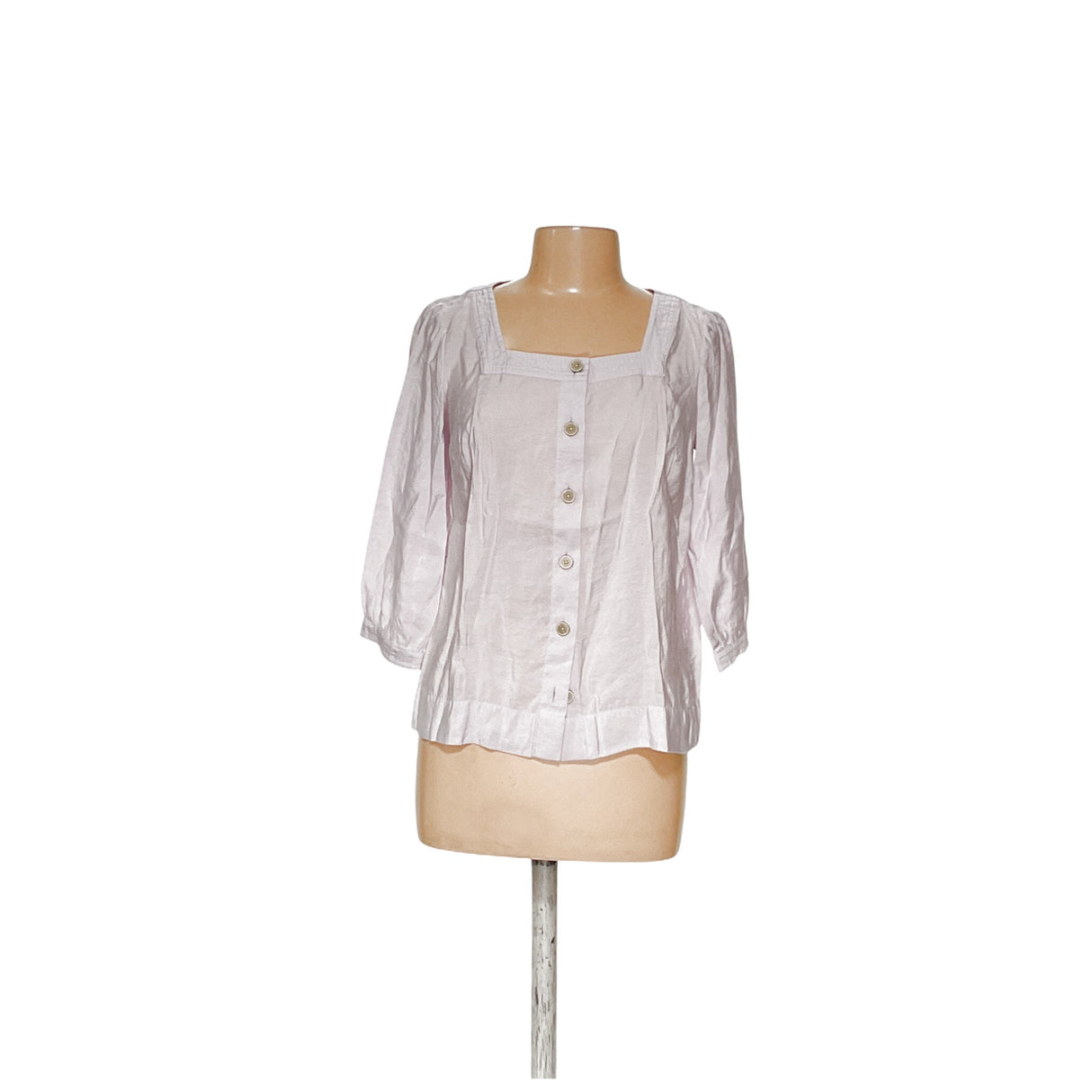 J.JILL Purple Modal Button-Up Top