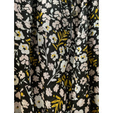 LOFT Black Floral Shirt Dress, Size S