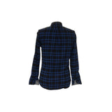 Kenneth Cole Blue Plaid Flannel Shirt
