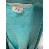 Caslon Green Cotton Blouse - Women's Size S