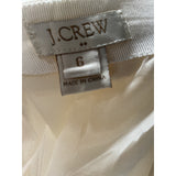 J. Crew White A-Line Skirt - Size 6